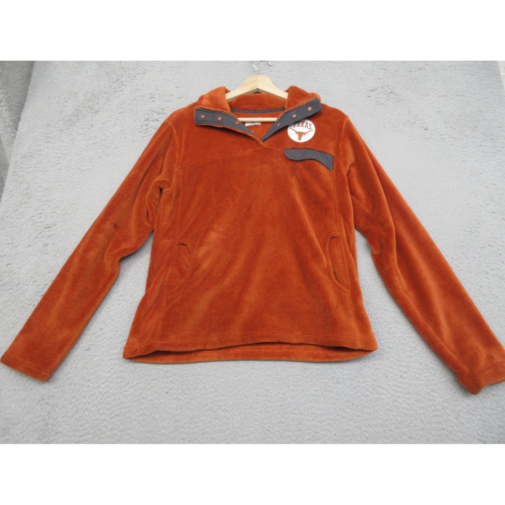 Texas Longhorns Sweatshirt Women S Orange NCAA Football Fleece Pullover Pro Edge